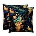 thumbnail image 1 of Sea Slug Chair Pillow Covers Set with Unique Patterns for Bed and Throw Pillows - Sizes 16x16, 18x18, 20x20 Inches for Various Occasions - Set of 2 Items, 1 of 6
