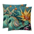 thumbnail image 1 of Sea Slug Chair Pillow Covers Set with Velvet Material, Unique Patterns, 16x16, 18x18, 20x20 Inches, 2 Items Included for Throw Pillows, Pillow Inserts, 1 of 6
