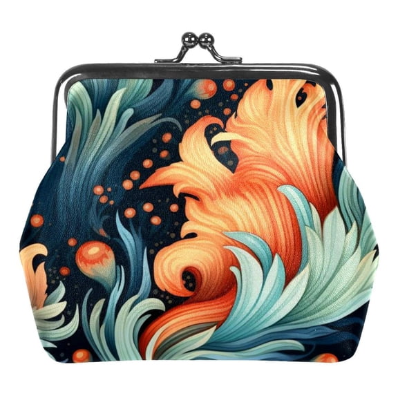 Sea Slug Coin Purse, Kiss Lock Coin Purse, Large Capacity Coin Pouch, Change Purse Cute Car Coin Holder for Women