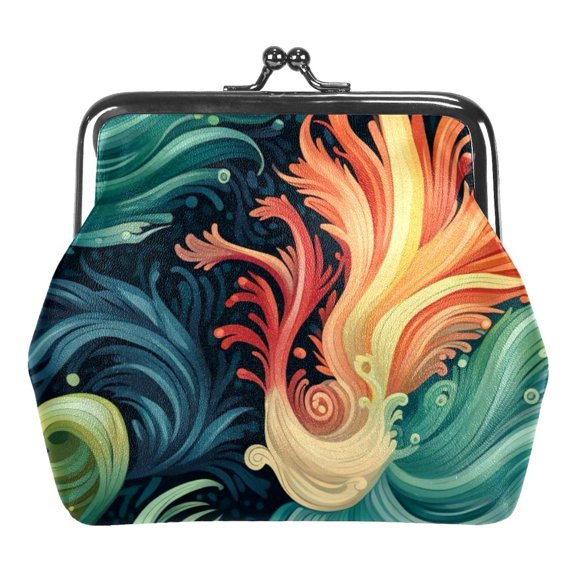 Sea Slug Coin Purse Wallet Bag Change Pouch Gifts for Women Kids Girls Key Holder