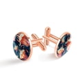 thumbnail image 1 of Sea Slug Elegant Cufflink Set for Formal Attire, Made of Stainless Steel for Special Occasions, 1 of 6