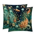 thumbnail image 1 of Sea Slug Inserts Set - 2-Pack Decorative Pillows with Unique Patterns for Throw Pillow Covers for Home Decor, Sofa, Bed - Available in 16x16, 18x18 & 20x20, 1 of 6