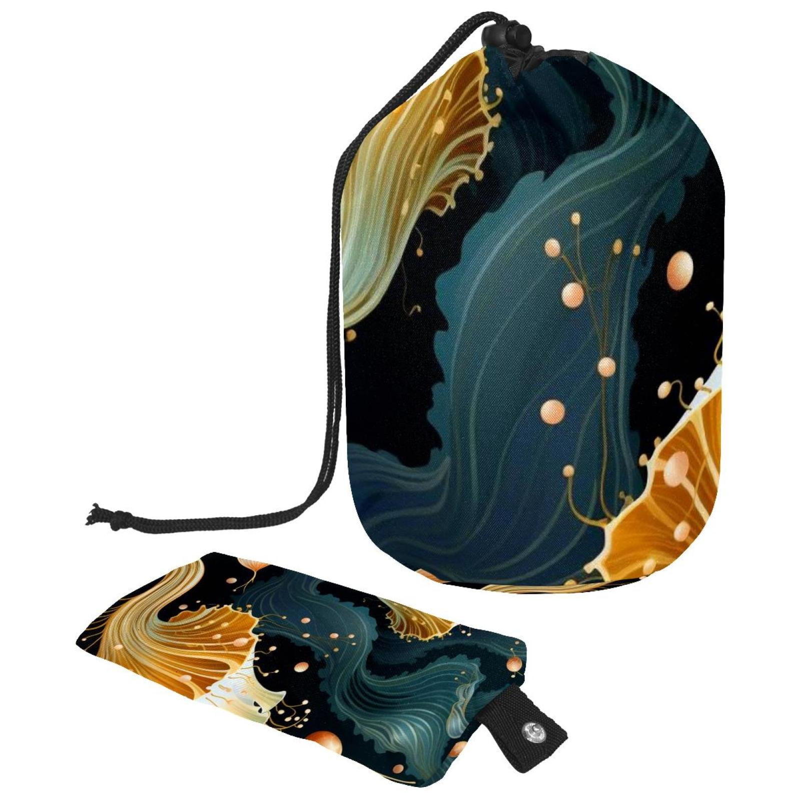 Sea Slug Portable Drawstring Foldable Travel Shower Wash Mesh Laundry