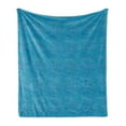 thumbnail image 1 of Sea Soft Flannel Fleece Throw Blanket, Unusual Pattern with Waves River Ocean Seascape Inspired Artwork, Cozy Plush for Indoor and Outdoor Use, 70" x 90", Pale Blue Turquoise, by Ambesonne, 1 of 5