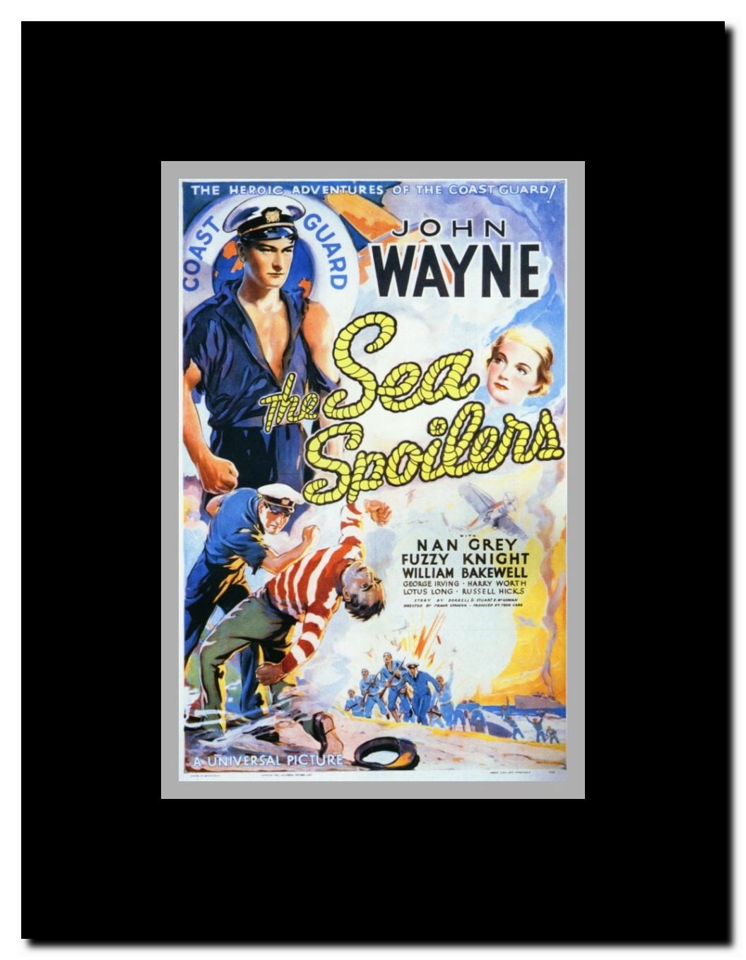 Sea Spoilers Framed Movie Poster