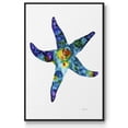 thumbnail image 1 of Sea Star Framed Premium Gallery Wrapped Canvas - Ready to Hang - 25 x 37 - Black Floating Frame, 1 of 9