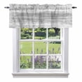 thumbnail image 1 of Sea Stars Valance Curtain for Windows Summer Beach Sea Star Coral Grey Texture Rod Pocket Curtain Valances Short Window Treatments Panels for Kitchen Bathroom Laundry Room Basement 54 x 18 Inch, 1 of 9