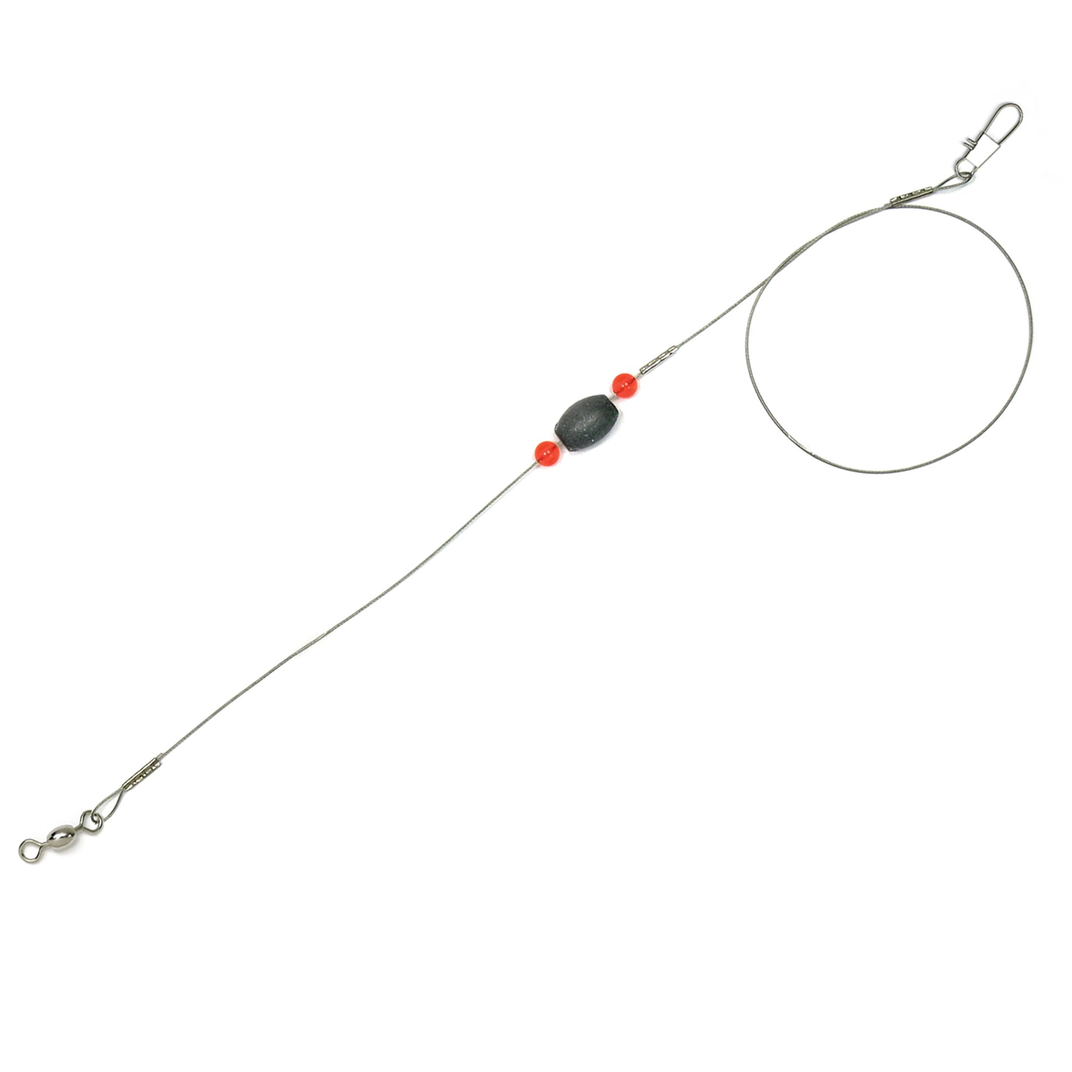 Sea Striker 1oz Egg Lead Ready Rig with Snap, 1oz 12/Ring