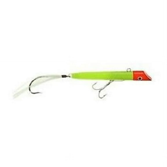 Sea Striker  2 oz Gotcha 1500 Series Red & Chartreuse Single Hook Bucktail Fishing Lure