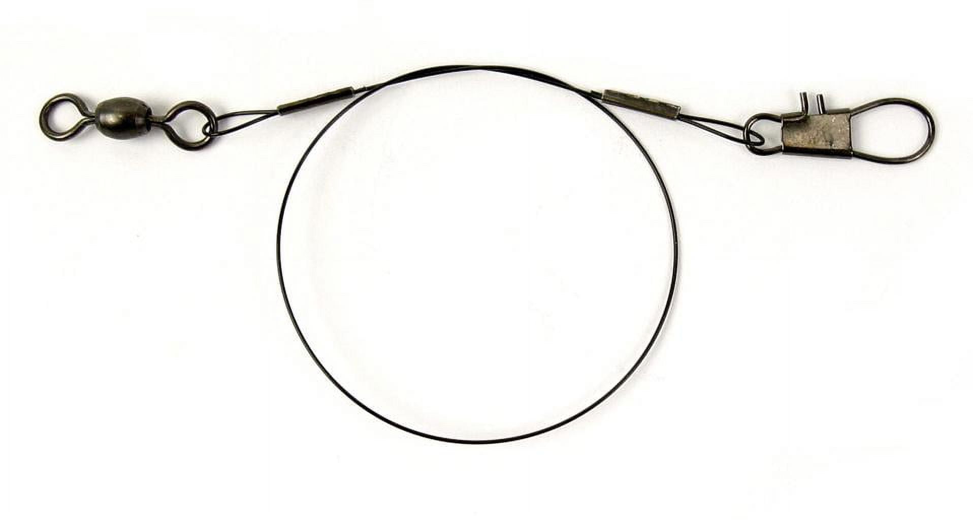 Sea Striker 24524 HeavyDuty Coated Wire Leaders Black 45lb Test, 24