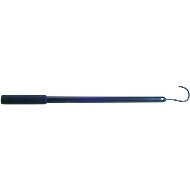 Sea Striker Black Anodized Aluminum Gaff 2" Stainless Hook 2'