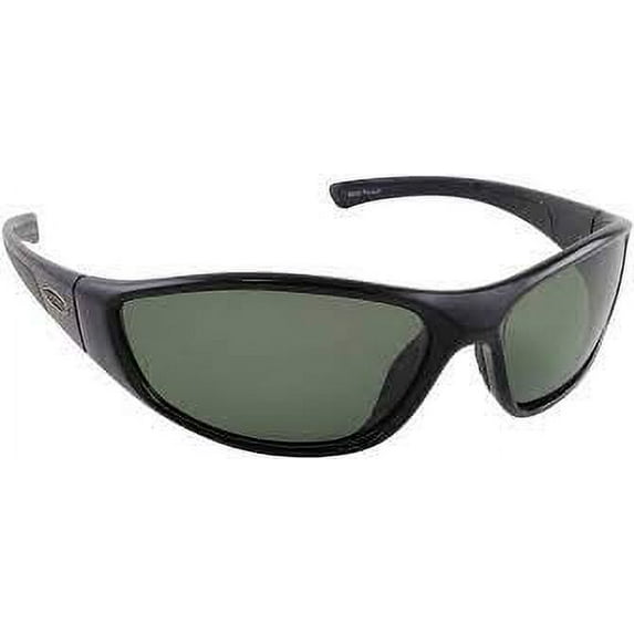 Sea Striker Bluewater Bandit Beach Boating Fishing Polarized Sunglasses Men Women Black Frame w/Smoke Lens