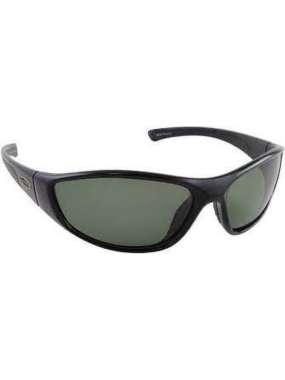 Bluewater Bandit Beach Boating Fishing Polarized Sunglasses Men Women Black Frame w/Smoke Lens