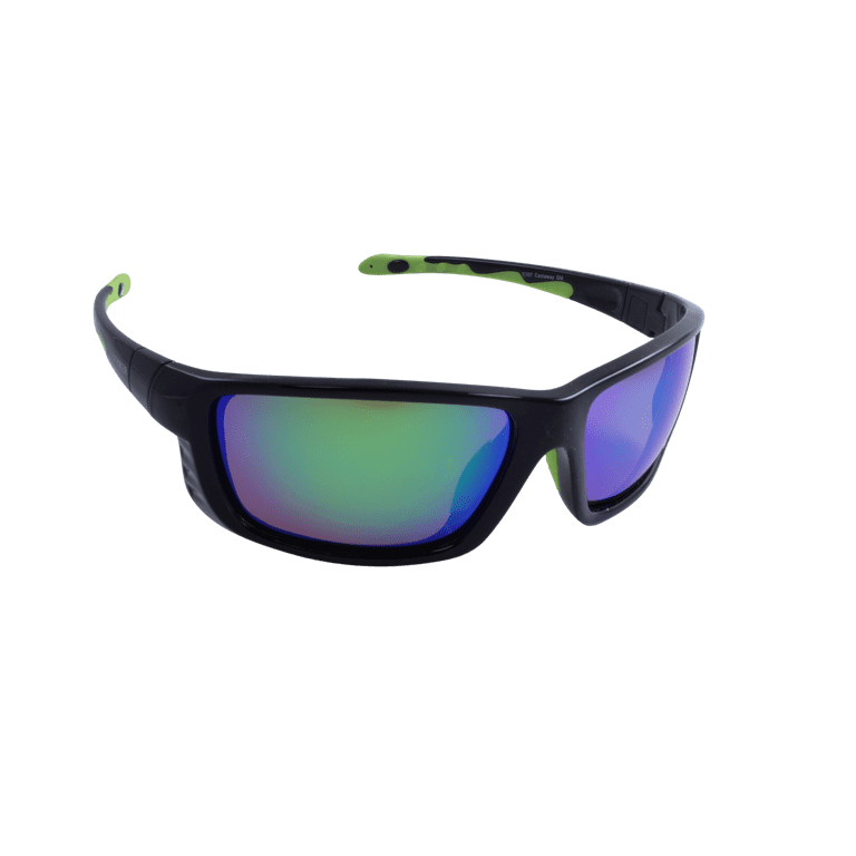 Sea Striker Castaway Sunglasses Black/Green Mirror