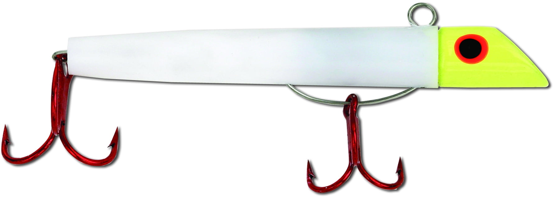 Sea Striker Got-Cha 100 Series Saltwater Fishing Plug Lure,  White/Yellow/Red, 1 Ounce 