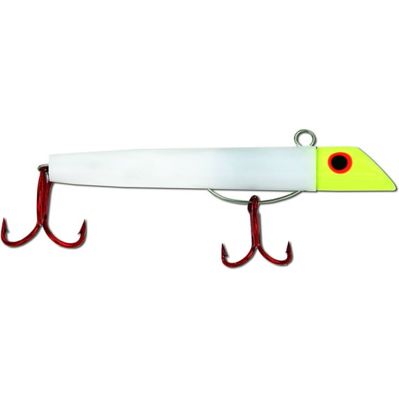 Sea Striker Got-Cha 100 Series Saltwater Fishing Plug Lure, White/Yellow/Red, 1 Ounce