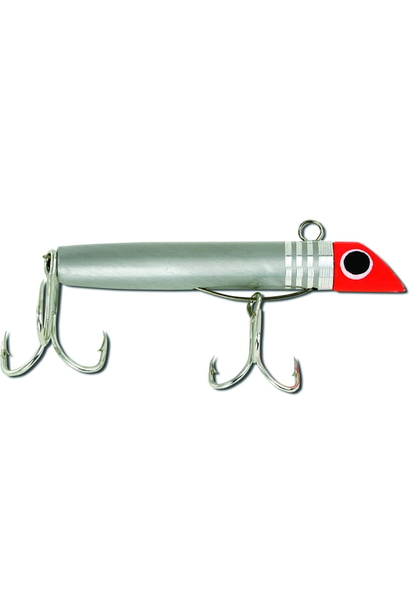 Sea Striker Got-Cha 300 Series Saltwater Fishing Plug Lure, Red Head/Chrome, 7/8 Ounce, Saltwater Lure