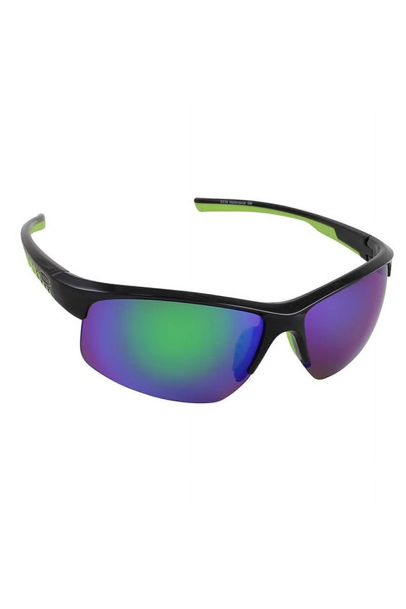 Hatterascal Beach Boating Fishing Polarized Sunglasses Men Women Black Frame w/Smoke Lens