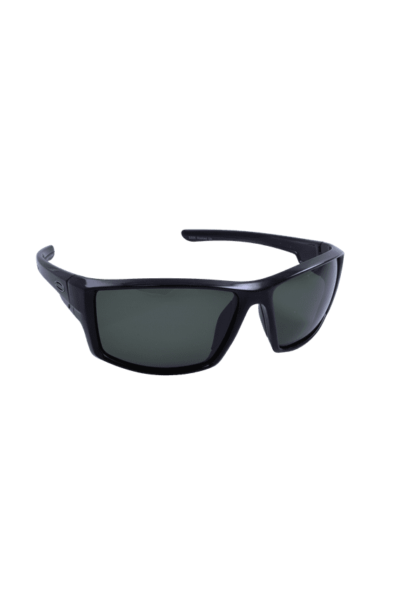 Hooked Up Beach Boating Fishing Polarized Sunglasses Men Women Black Frame w/Smoke Lens