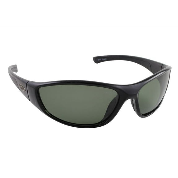 Sea Striker Pursuit Polarized Sunglasses with Black Frame and Grey Lens (Fits Medium to Large Faces)