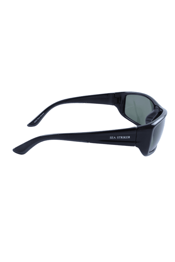 Rum Runner Beach Boating Fishing Polarized Sunglasses Men Women Black Frame w/Smoke Lens