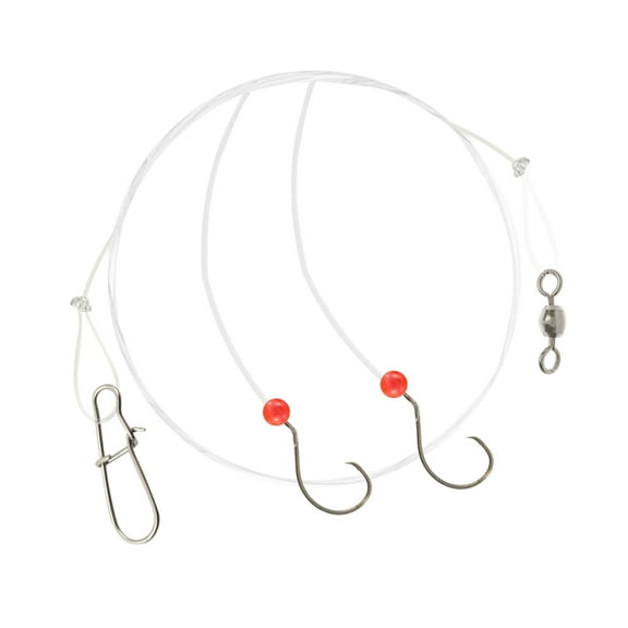 Sea Striker SMPCH Spot/Kingfish/Pompano Rig, #1 Lazer Sharp Circle Hooks, Red Beads