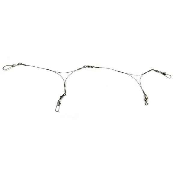 Sea Striker SNPR Snapper Rig 120 lb Coated Wire, Double Drop