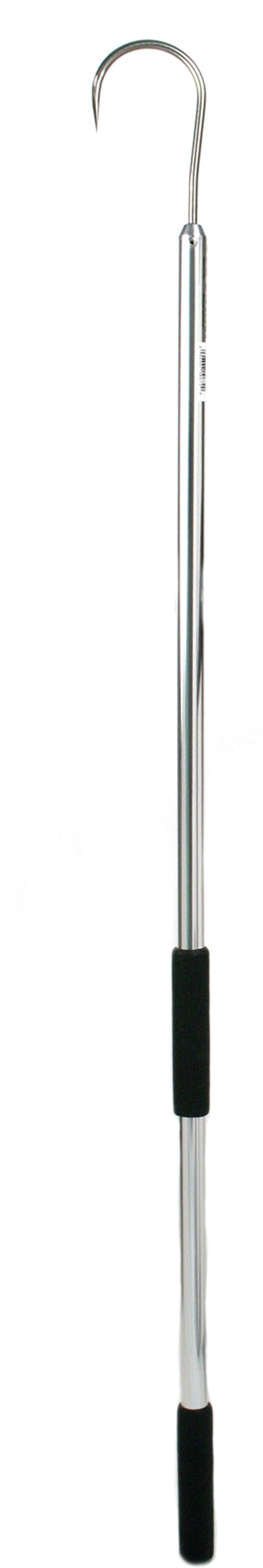 Sea Striker SS372 Silver Anodized Aluminum Gaff, 3Inch Hook, 6Feet