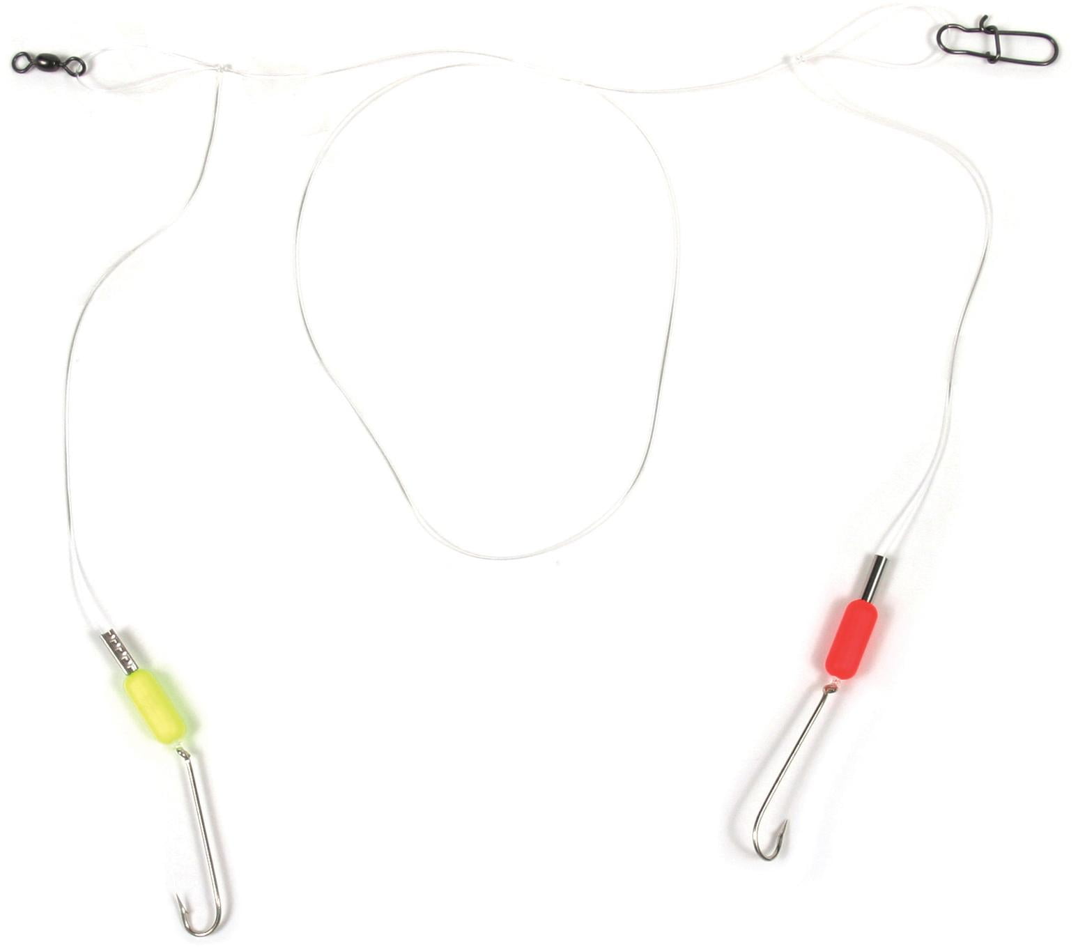 Sea Striker SSSKF-3 Spot/Whiting/Pompano Rig, #6 Pacific Bass Hooks,  Red/Yellow Floats 
