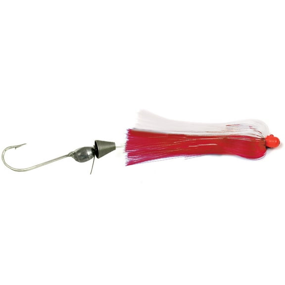 Sea Striker Sea Bug Ballyhoo Fishing Rig, Red/White, 1/4 oz. Head