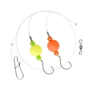 Sea Striker Spot/Pompano Rig #2 Circle Hook Red/Yellow Floats SKP2