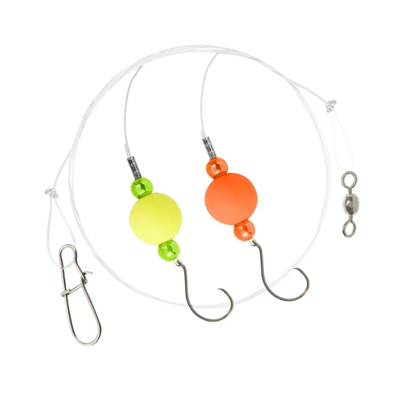 Sea Striker Spot/Pompano Rig #2 Circle Hook Red/Yellow Floats SKP2