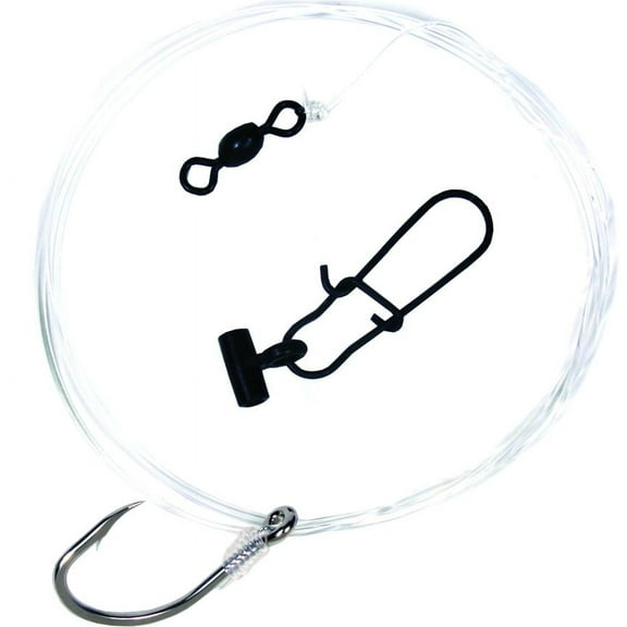 Sea Striker Striper Eel Fishing Rig, 6/0 Live Bait Hook