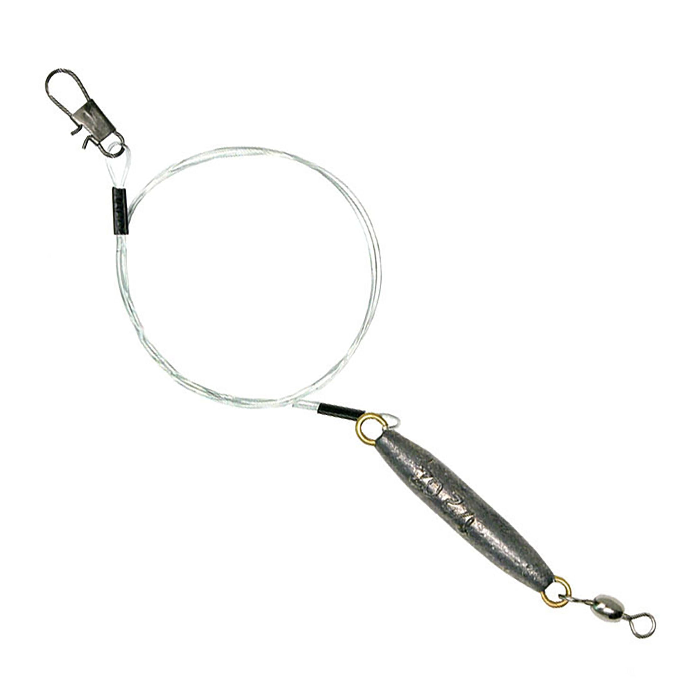 Sea Striker TR12-2PK Trout Rig 1/2oz Cigar Sinker, 15" 40lb Mono