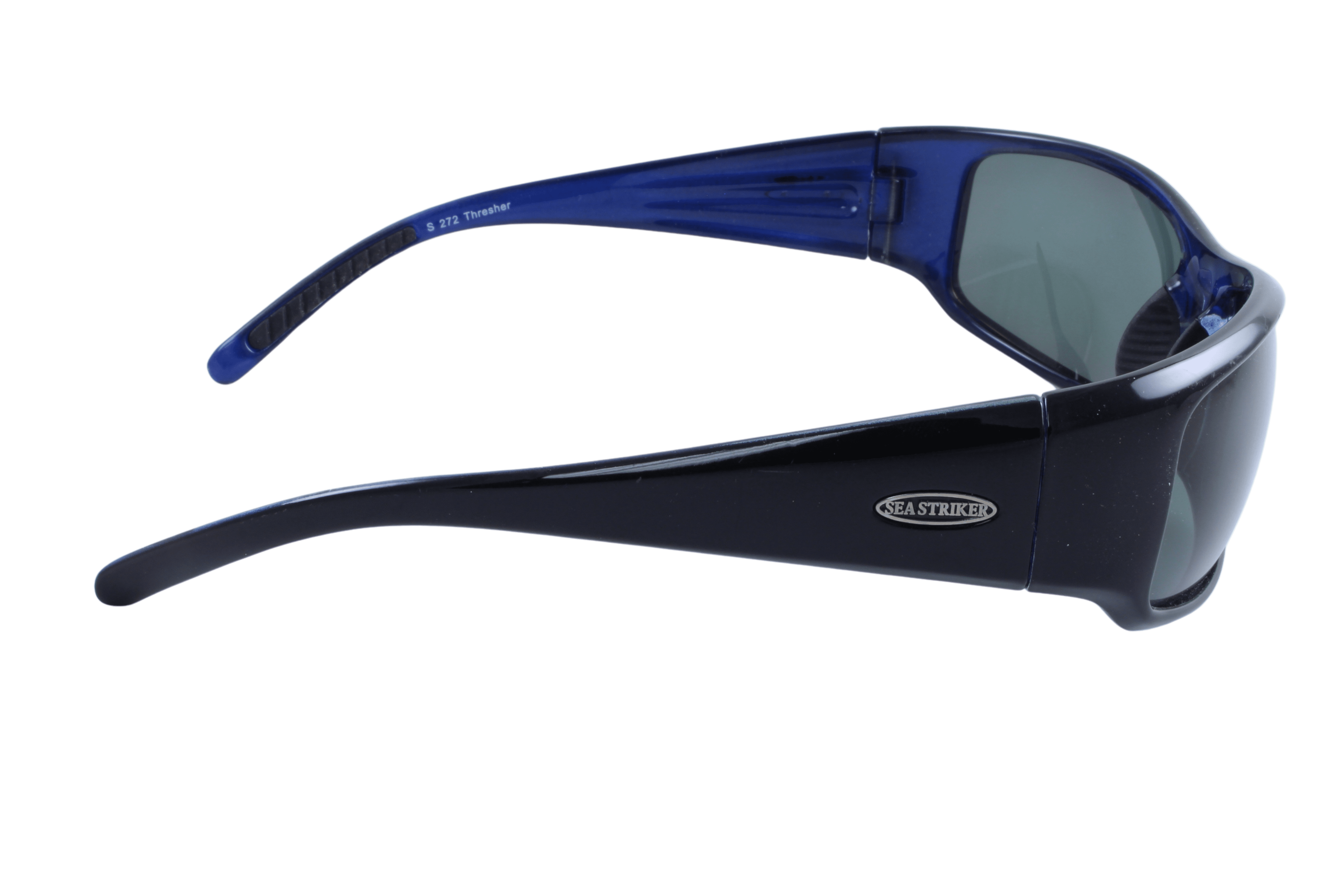 Sea Striker Thresher Beach Boating Fishing Polarized Sunglasses Men Women  Black Frame w/Smoke Lens