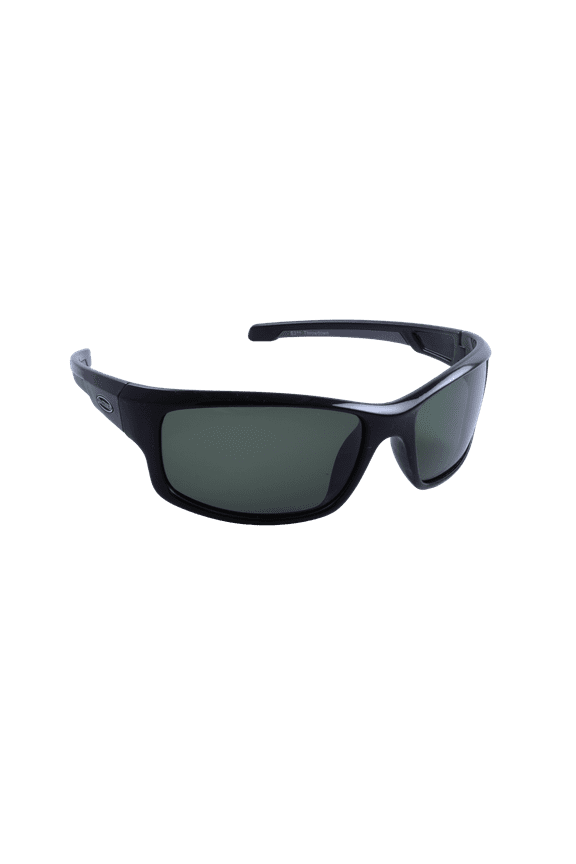 Throwdown Beach Boating Fishing Polarized Sunglasses Men Women Black Frame w/Smoke Lens