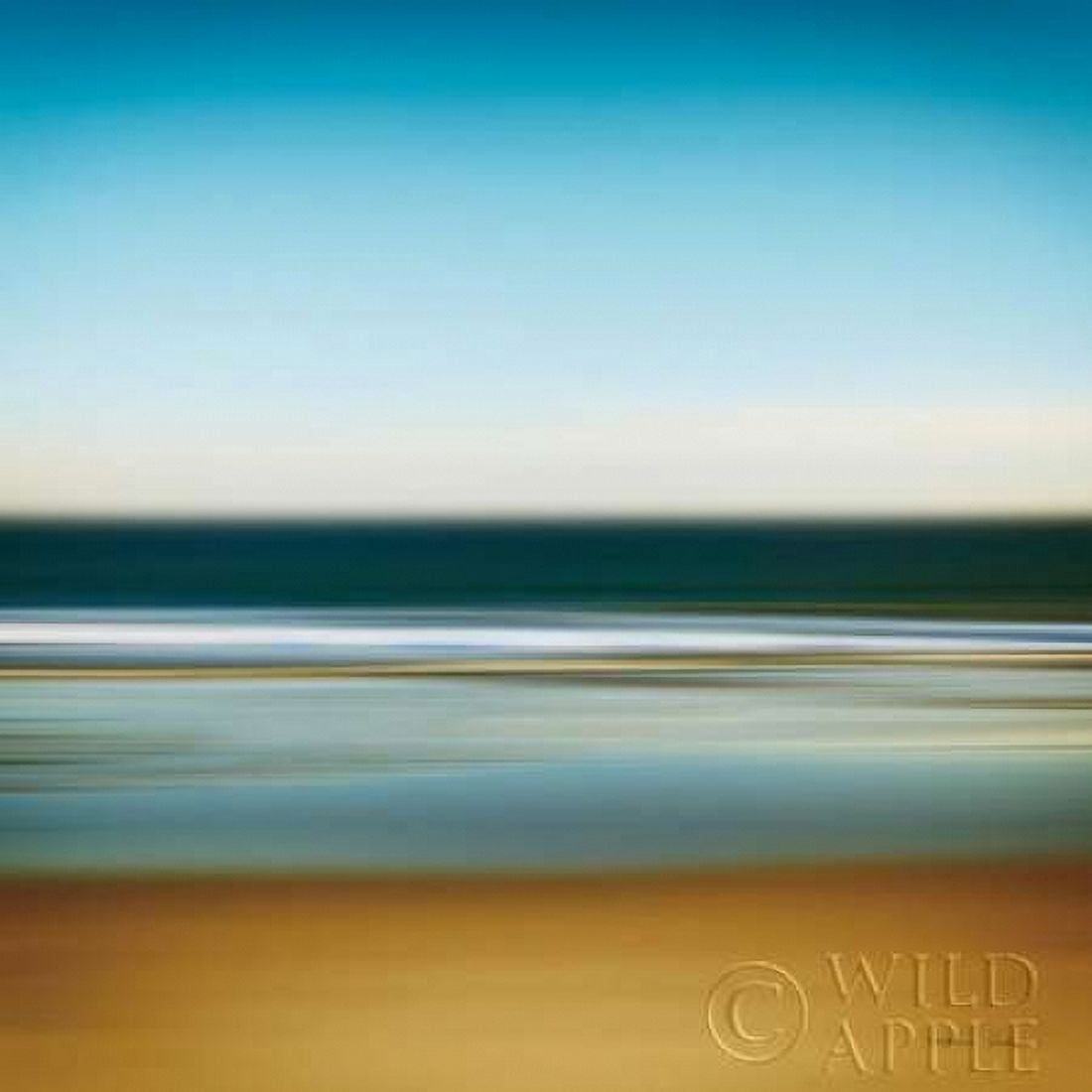 Sea Stripes I Canvas Art - Katherine Gendreau (24 x 24)