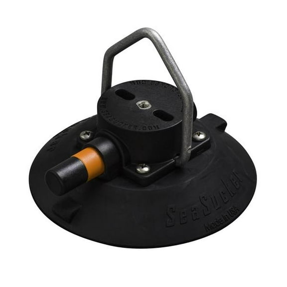 Sea Suckers VM1104B 6 in. Black Vacuum Mount with Aluminum Handle