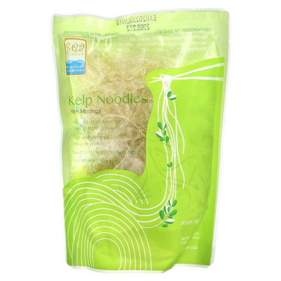 Sea Tangle Noodle Company, Kelp Noodles with Moringa, 12 oz Pack of 3
