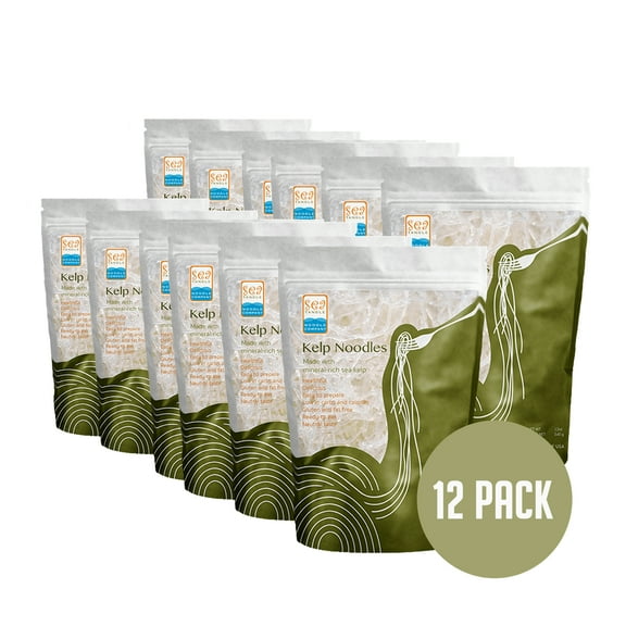 Sea Tangle Noodle Company Low Carb Kelp Noodles, 12oz (Pack of 12)