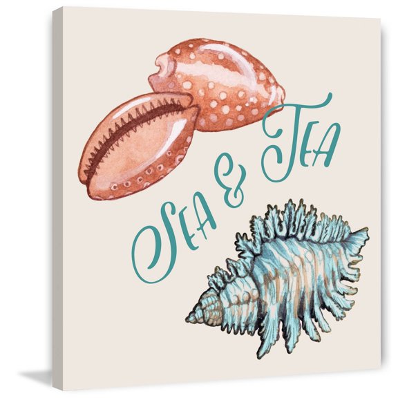 "Sea & Tea" Painting Print on Wrapped Canvas