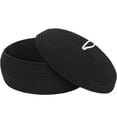 thumbnail image 1 of Sea Team Round Cotton Rope Storage Basket with Lid, Decorative Woven Storage Bin, Pot, Caddy, Organizer, Container for Snacks, Towels, Plants, 13 x 5.5 Inches (Large, Shallow, Black), 1 of 7