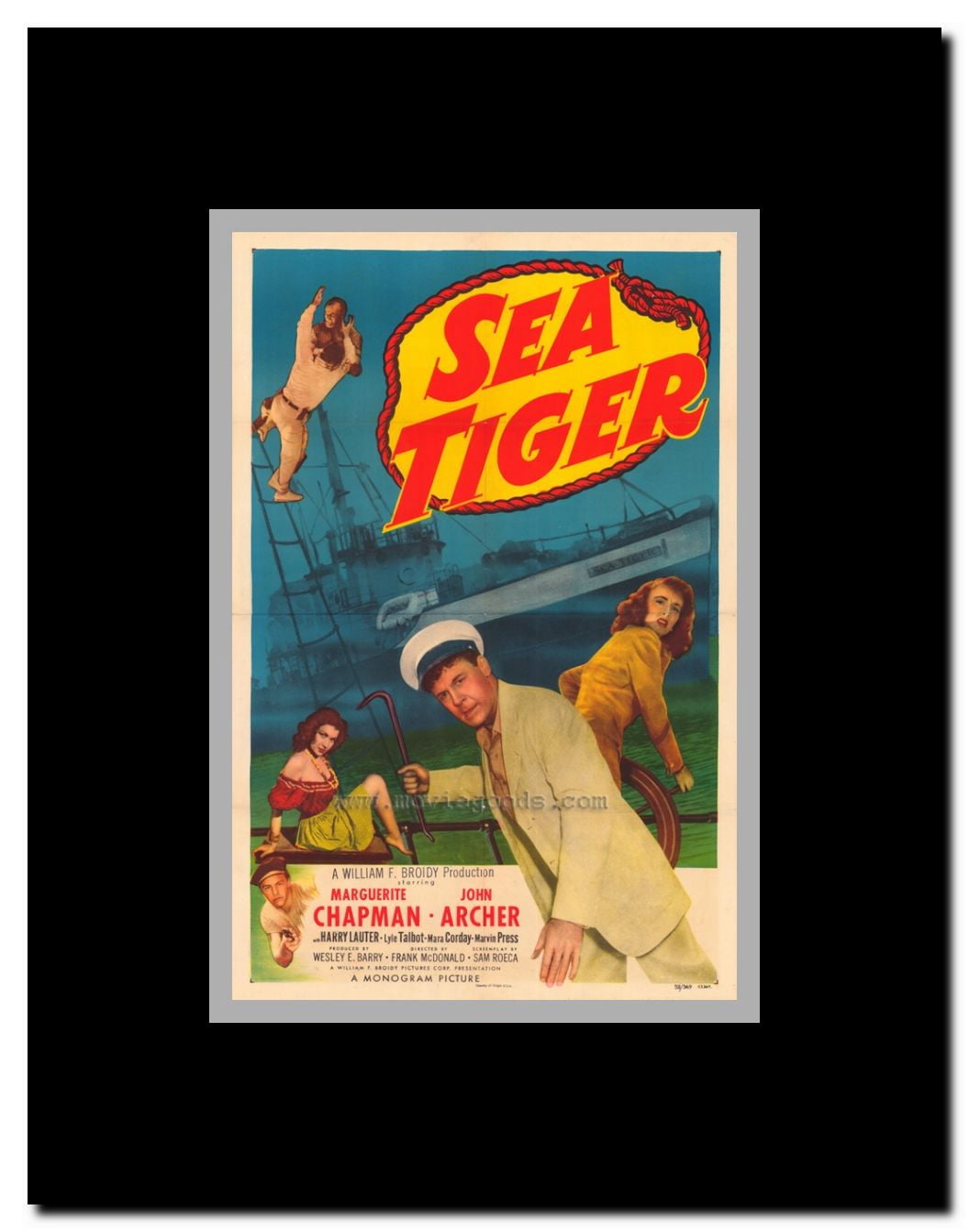 Sea Tiger Framed Movie Poster