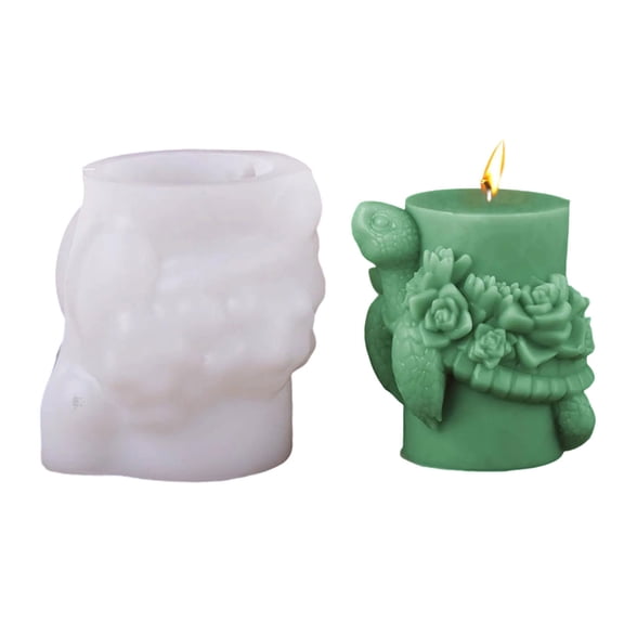 Sea Tortoise Statue Silicone Molds for Epoxy Resin Soap Making Home Decoration Gypsum Silicone Molds