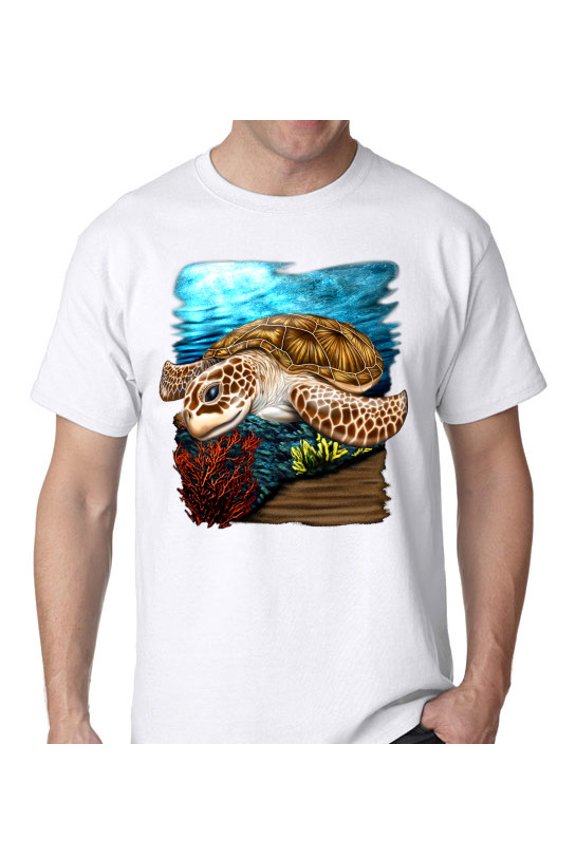 Sea Turtle #2 underwater fish Coral reef Ocean Beach T-shirt