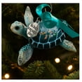thumbnail image 1 of Sea Turtle Acrylic Ornament, Beach-Themed Hanging Decor, Engraved Design With Ribbon, Coastal Holiday Ornament For Home Party & Summer Decorations, 3.14in/8cm, Blue, 1 of 3