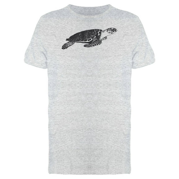 Sea Turtle B&W Tee Men's -Image by Shutterstock