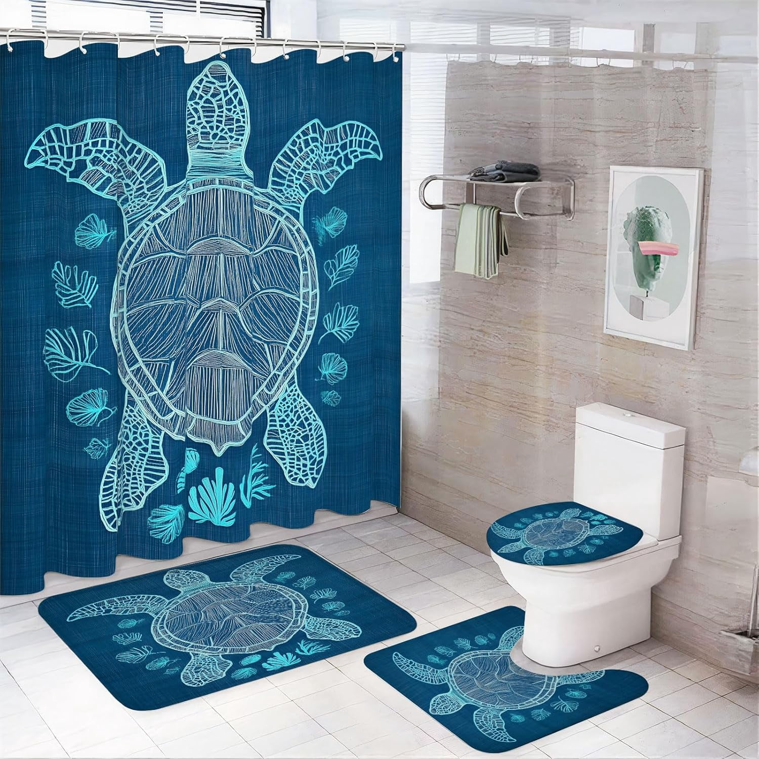 Sea Turtle Bathroom Accessories