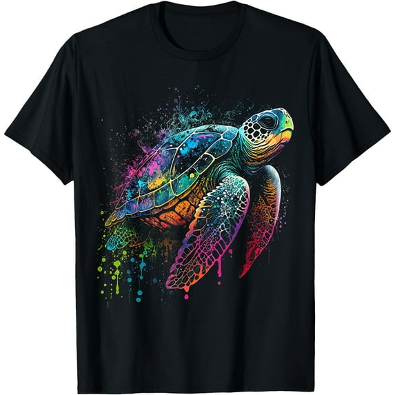 Sea Turtle Beach Lover Ocean Animal Graphic Novelty Unisex T-Shirt for Men Women Kids Toddler