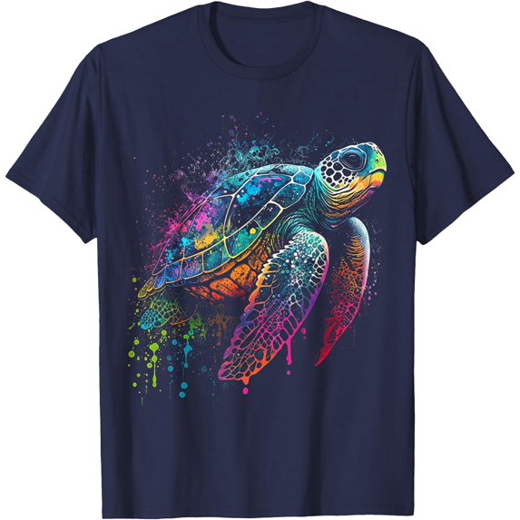 Sea Turtle Beach Lover Ocean Animal Graphic Novelty Unisex T-Shirt for Men Women Kids Toddler